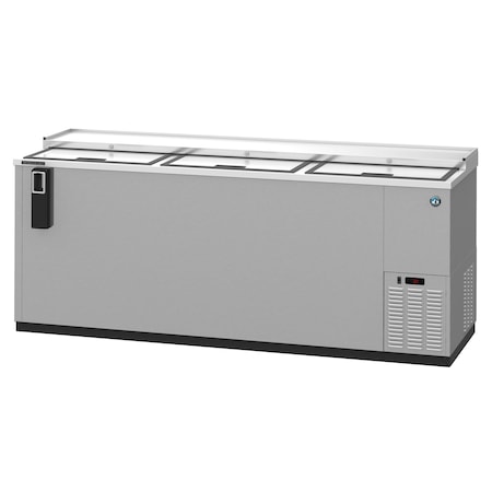 Hoshizaki Refrigerator, Three Section, Stainless Steel Back Bar Bottle Cooler, Slide Top Doors,  CC80-S